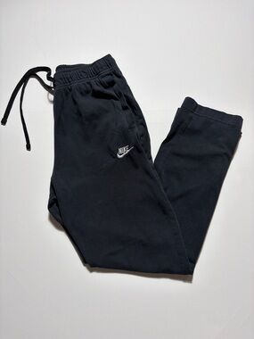 Nike Sweatpants Joggers Black Logo Athletic Pants Size M